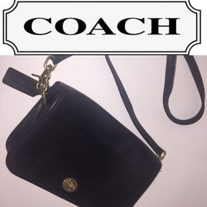 Vintage COACH Structured Purse with Heavy Hardware